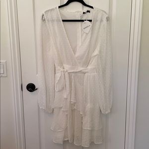 BooHoo White Dress